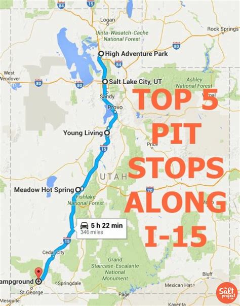 √ Big 5 National Parks In Utah Map