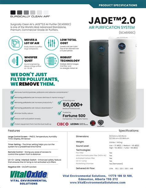 Jade System | Vital Environmental Solutions