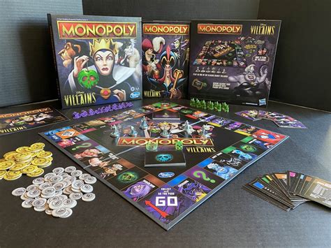 Game Review: Disney Villains Monopoly by Hasbro Themes Every Aspect of the Classic Game ...