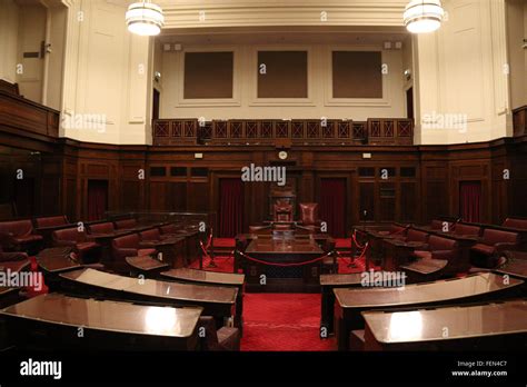 Inside Old Parliament House in Canberra, now the Museum of Australian ...