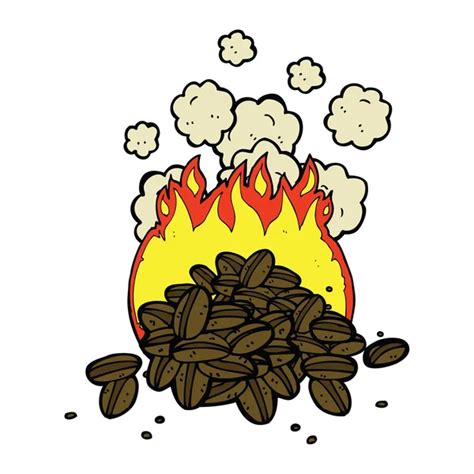 Coffee bean roasting stages — Stock Vector © rixipix #21681853