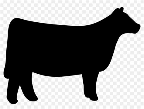 Cow Clipart Heifer - Show Heifer Clip Art - Free Transparent PNG Clipart Images Download