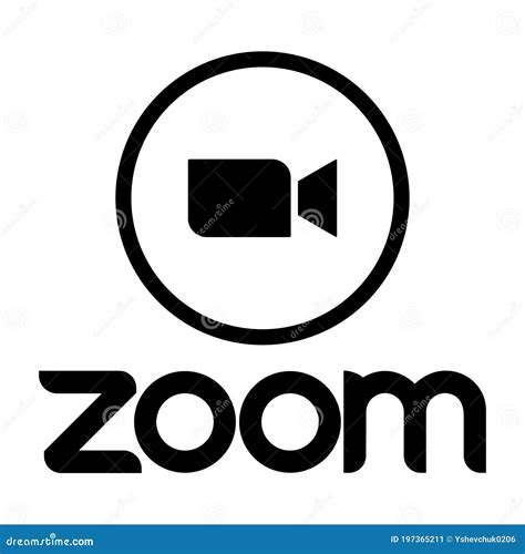 Zoom Video Communications. Zoom Logo. Application For Video Communications With Cloud Platform ...