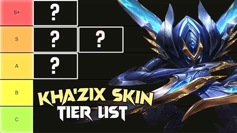 All Kha'Zix SKINS RANKED!(Tier List) - YouTube