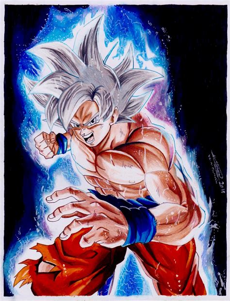 Goku mastered ultra instinct | Drawings, Anime, Art