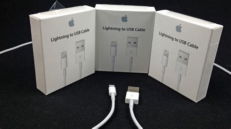 Apple Lightning to USB Cable: First Look - YouTube