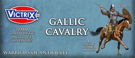 Victrix 28mm Ancient Gallic Cavalry - Wonderland Models | VXA033 | £23.99