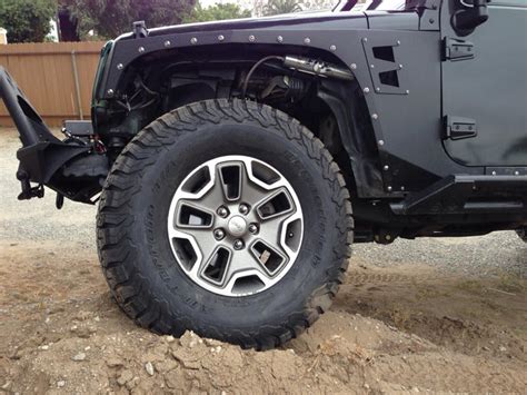 BFGoodrich All-Terrain TA KO2 Tires Mounted on JK Jeep Wrangler (3 ...