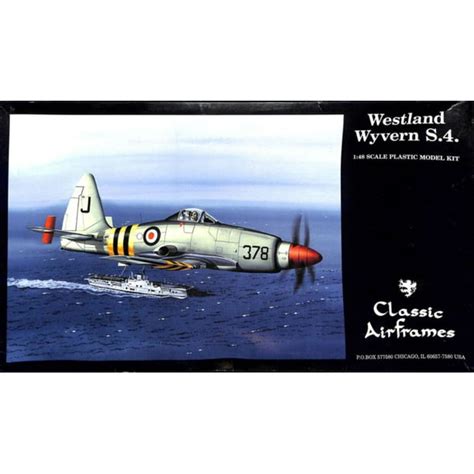 Classic Airframes 1:48 Westland Wyvern S.4 Plastic Aircraft Model Kit ...