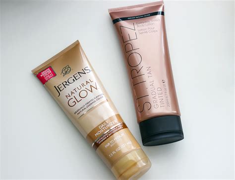 Save or Splurge? Self Tanning Lotion Comparison: Jergens Natural Glow ...