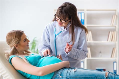 The Pregnant Woman at Regular Pregnancy Check-up Stock Photo - Image of birth, healthy: 117973866