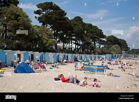 avon beach mudeford christchurch dorset england Stock Photo - Alamy