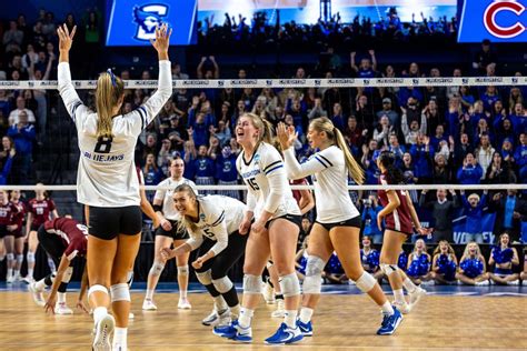 Creighton defeats Colgate in NCAA volleyball tournament