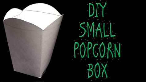 DIY POPCORN BOX - YouTube