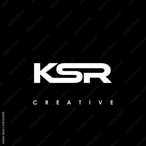 KSR Letter Initial Logo Design Template Vector Illustration Stock ...