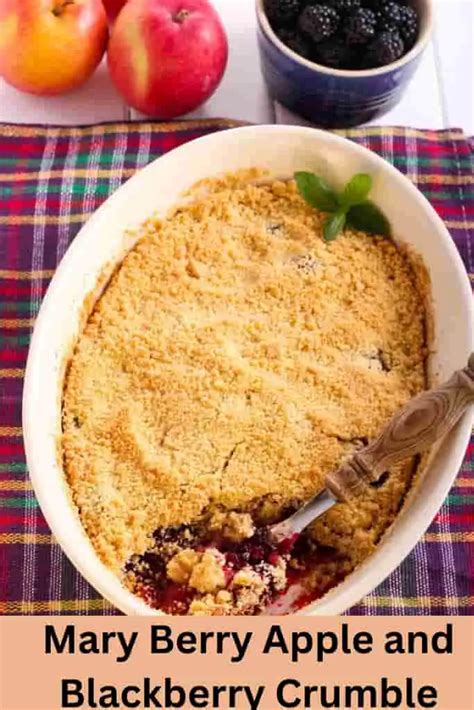 Mary Berry Apple and Blackberry Crumble Recipe 🍏