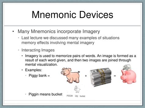 Mnemonic Device