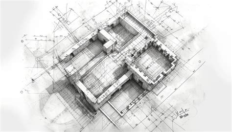 Architectural Drawing Blueprint Stock Illustration - Illustration of ...