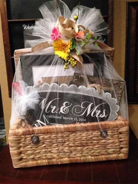 Unique Wedding Gift Basket Ideas