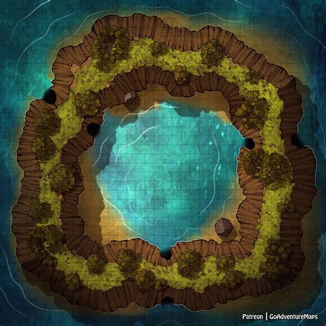 [36x36] The Ring Island [Island][Battlemap][Sea] : r/FantasyMaps