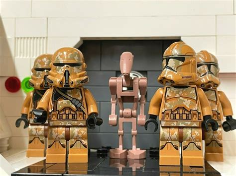 Geonosis Trooper Airborne Battle Droid Minifigures Lego Compatible Star Wars Sets