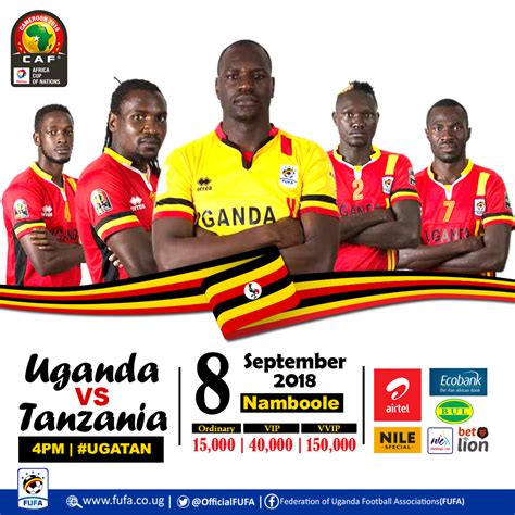 Uganda vs Tanzania - FUFA: Federation of Uganda Football Associations