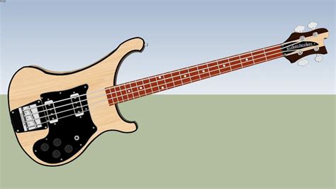 Rickenbacker 4002 Bass Guitar | 3D Warehouse