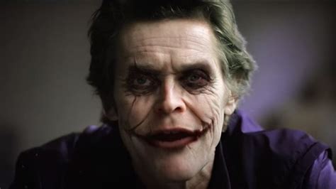 Willem dafoe as joker - dareloinsider