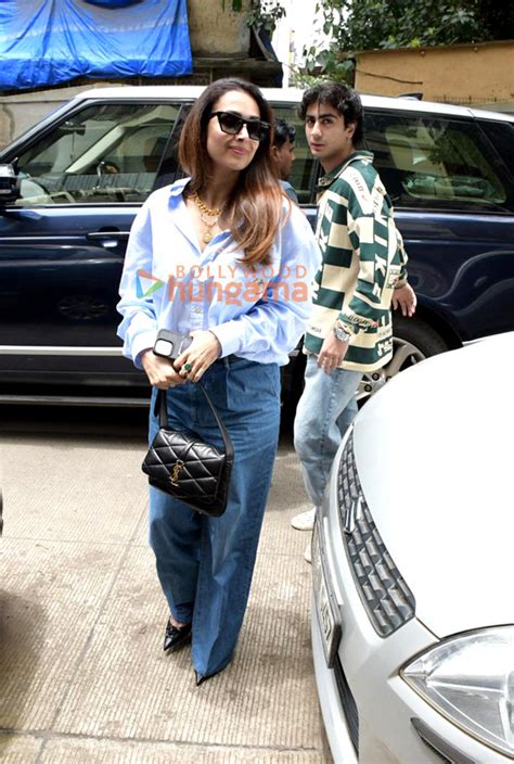 Photos Malaika Arora snapped with her son in Bandra (1) | Malaika Arora, Arhaan Khan Images ...