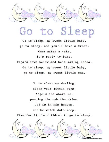 Go To Sleep Little Baby Lullaby - Baby Viewer