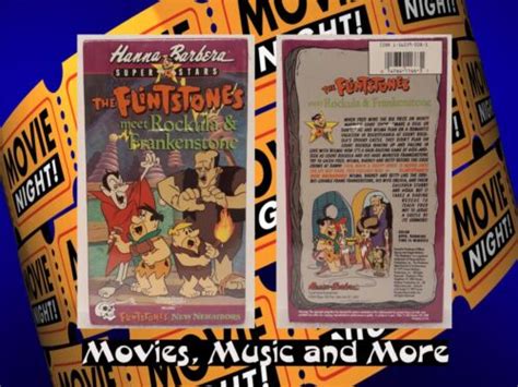 The Flintstones Meet Rockula and Frankenstone VHS | eBay