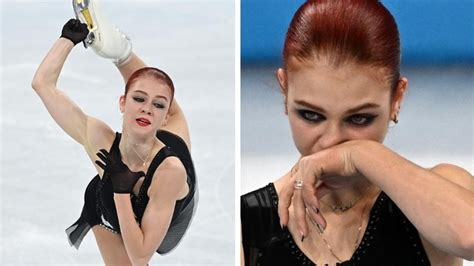 Russian figure skater’s tearful outburst, Alexandra Trusova silver ...