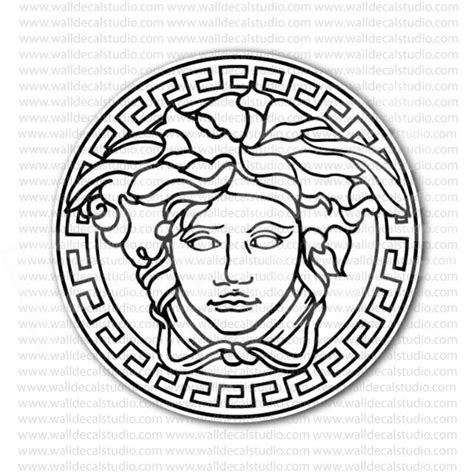 From $4.50 Buy Versace Medusa Emblem Sticker at Print Plus in Stickers Other at Print Plus ...