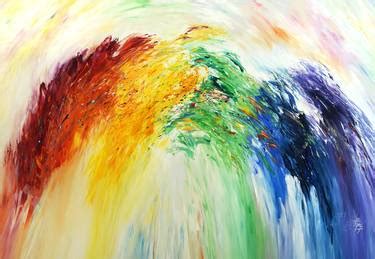 Rainbow Abstract Art