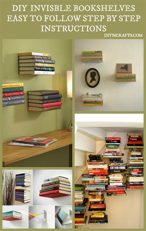 Beautiful and Unique Home Décor DIY – Install Invisible Bookshelves - DIY & Crafts