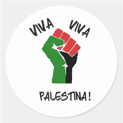 Viva Viva Palestina Stickers | Zazzle