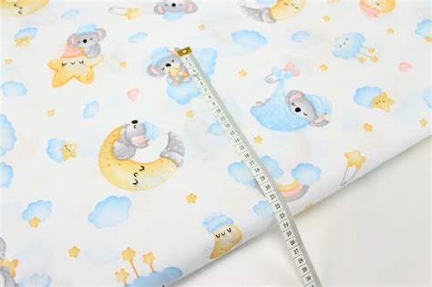 Cute Baby Animals Fabric by the Yard-meter Nursery Fabric for - Etsy