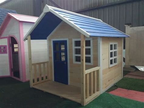 Prefab Wooden Playhouse For Kids Waterproof Outdoor Mini Playground For Children Wood Cubby ...