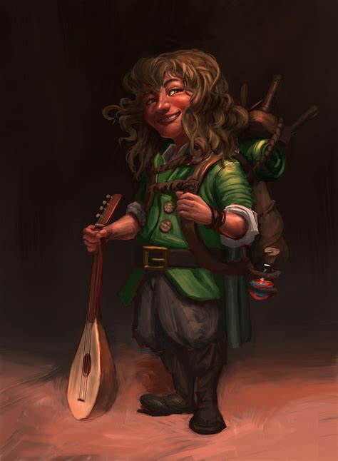 DnD Halfling Bard by AlexKuhn on DeviantArt