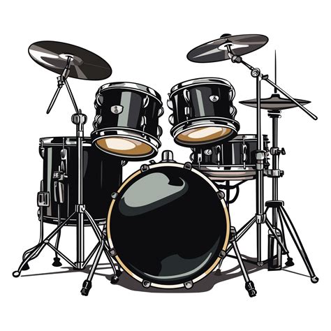 drum set kit musical instruments illustration 26721304 PNG