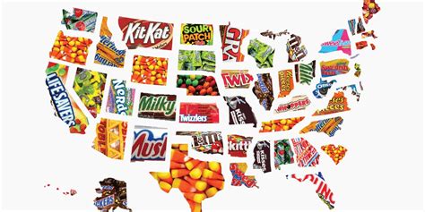 MAP: the Most Popular Halloween Candy in Every US State - Business Insider