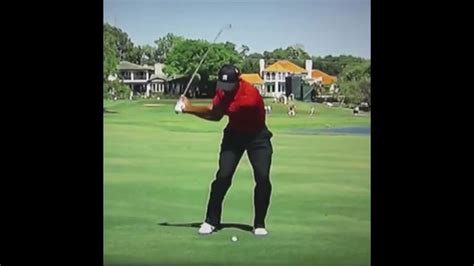 Tiger Woods slow motion transition, downswing, impact and extension mech... | Tiger woods ...