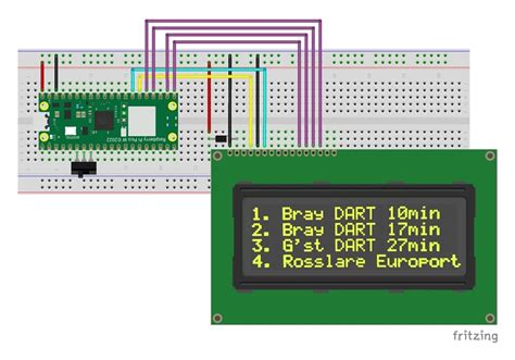 Using a Raspberry Pi PICO-W to retrieve and display real-time train ...