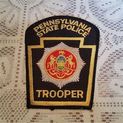 Pennsylvania State Trooper Police Patch Applique Crest Logo 4 | Etsy Canada