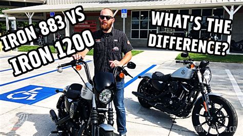 Difference Between the 2020 Harley-Davidson Sportster Iron 883 and 1200 ...