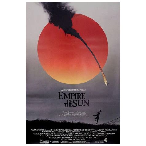 Empire of the Sun 1987 U.S. One Sheet Film Poster | Best movie posters, 1980s movie posters, Sun ...