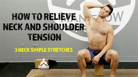 3 Neck Stretches for Stiff Neck & Shoulders | How to Relieve Neck and Shoulder Tension | # ...