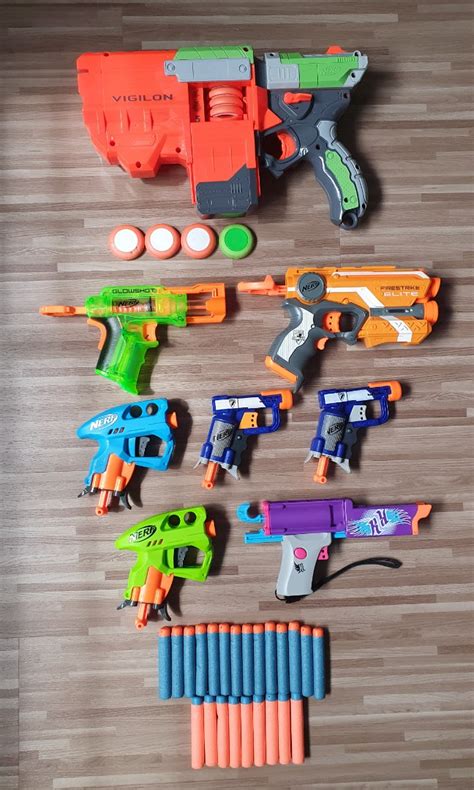 Nerf Gun Collection, Hobbies & Toys, Toys & Games on Carousell