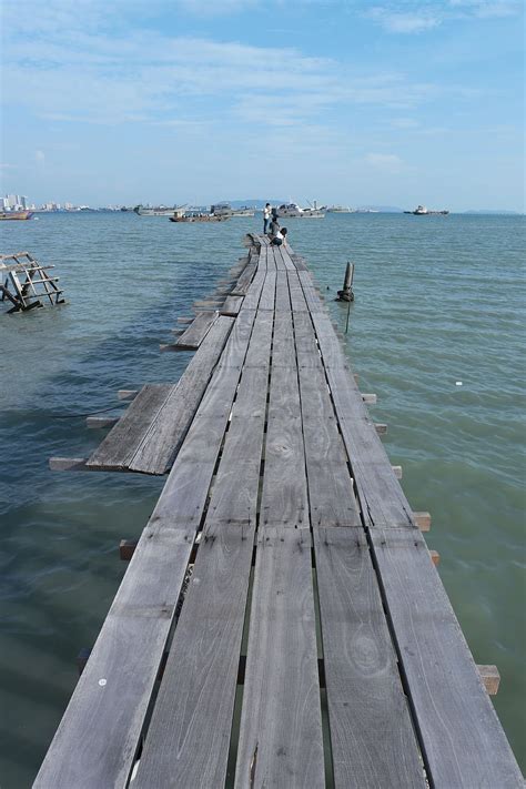 HD wallpaper: penang, sea, malaysia, travel, tourism, georgetown, water, jetty | Wallpaper Flare