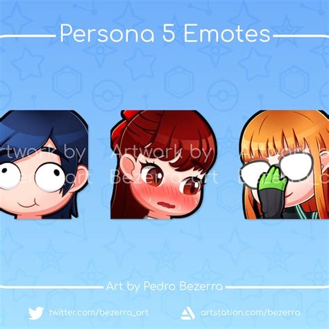 Persona 5 Emotes Twitch - Etsy